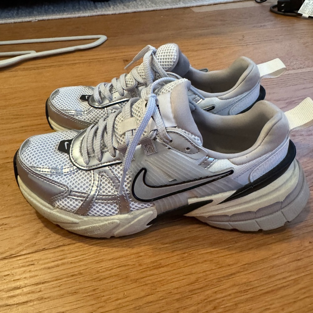 Nike Silver Athletic Sneakers